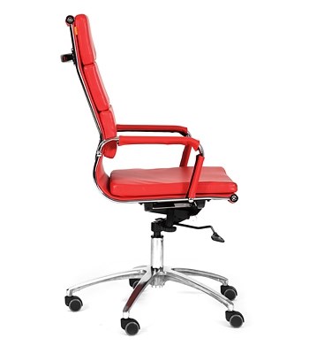 Компьютерное кресло CHAIRMAN 750 экокожа красная в Губкинском - изображение 2